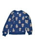 Hanna Andersson 100% Cotton Print Blue Pullover Sweater Size 6 - 7 - photo 1