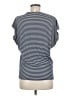 Max Studio Stripes Blue Short Sleeve T-Shirt Size M - photo 2