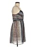 Staring at Stars 100% Polyester Metallic Silver Cocktail Dress Size 8 - photo 4