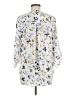 Daniel Rainn 100% Polyester Floral Ivory 3/4 Sleeve Blouse Size M - photo 2