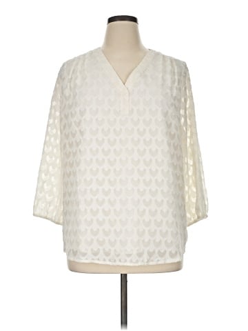 Croft & Barrow 3/4 Sleeve Blouse (view 1)