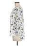 Daniel Rainn 100% Polyester Floral Ivory 3/4 Sleeve Blouse Size M - photo 5