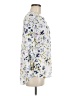 Daniel Rainn 100% Polyester Floral Ivory 3/4 Sleeve Blouse Size M - photo 4