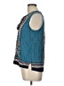 Daniel Rainn 100% Rayon Teal Sleeveless Blouse Size L - photo 5