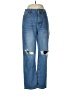 Shein Hearts Blue Jeans Size M (petite) - photo 1