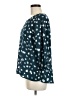 Papermoon 100% Polyester Teal 3/4 Sleeve Blouse Size M - photo 5