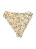 Unbranded Floral Ivory Swimsuit Bottoms Size S - photo 2