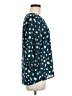 Papermoon 100% Polyester Teal 3/4 Sleeve Blouse Size M - photo 4