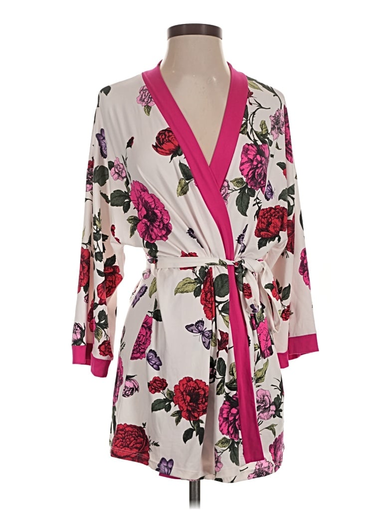 Pre-owned Linea Donatella Kimono In Pink