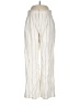 Gap Stripes Ivory Linen Pants Size 6 - photo 1