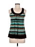 Iz Byer Teal Sleeveless Blouse Size M - photo 1