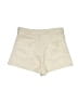 Zara Solid Ivory Khaki Shorts Size 4 - photo 2