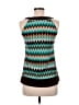 Iz Byer Teal Sleeveless Blouse Size M - photo 2