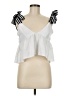 Nasty Gal Inc. 100% Polyester White Sleeveless Blouse Size 6 - photo 1