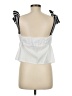 Nasty Gal Inc. 100% Polyester White Sleeveless Blouse Size 6 - photo 2