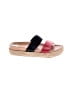 Beek.. 100% Leather Color Block Red Sandals Size 7 - photo 1