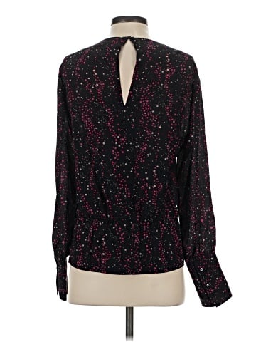 Gerard Darel Long Sleeve Silk Top (view 2)
