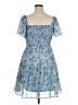 Rewind 100% Polyester Blue Casual Dress Size XL - photo 2