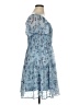 Rewind 100% Polyester Blue Casual Dress Size XL - photo 4