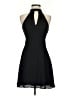 Express 100% Polyester Solid Black Cocktail Dress Size 0 - photo 1