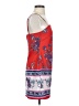 Mi ami 100% Polyester Paisley Red Cocktail Dress Size XS - photo 4
