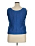 Kasper Blue Sleeveless Top Size 14 - photo 2