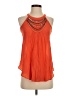 BCX Orange Sleeveless Blouse Size XS - photo 1