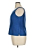 Kasper Blue Sleeveless Top Size 14 - photo 5