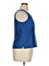 Kasper Blue Sleeveless Top Size 14 - photo 4