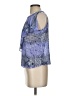 HD in Paris 100% Polyester Blue Sleeveless Blouse Size 0 (petite) - photo 5