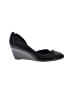 Anne Klein 100% Leather Black Wedges Size 7 - photo 1