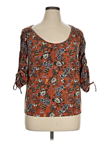 Absolutely Famous 3/4 Sleeve Blouse (view 1)