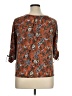 Absolutely Famous Brown 3/4 Sleeve Blouse Size XL - photo 2