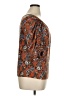 Absolutely Famous Brown 3/4 Sleeve Blouse Size XL - photo 4