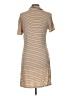 J.Crew Stripes Tan Casual Dress Size L - photo 2