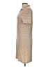 J.Crew Stripes Tan Casual Dress Size L - photo 5