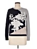 Ann Taylor Floral Gray Pullover Sweater Size M - photo 1