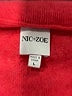 Nic + Zoe Red Pullover Sweater Size L - photo 7