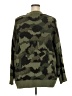T Tahari 100% Acrylic Camo Green Pullover Sweater Size 3X - photo 2
