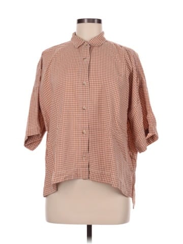 Everlane 3/4 Sleeve Button-Down Shirt (view 1)