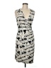 Deletta Graphic Gray Cocktail Dress Size M - photo 1