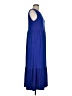 Unbranded Solid Blue Casual Dress Size M - photo 4