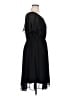 Torrid 100% Polyester Solid Black Casual Dress Size 1X Plus (1) - photo 4