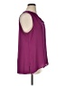 Chaus 100% Polyester Purple Sleeveless Blouse Size XL - photo 4
