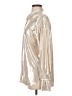 By Anthropologie Metallic Silver Long Sleeve Blouse Size S - photo 5