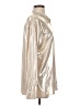 By Anthropologie Metallic Silver Long Sleeve Blouse Size S - photo 4