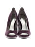 Style&Co 100% Leather Color Block Purple Heels Size 7 1/2 - photo 2
