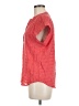 Vince Camuto Red Short Sleeve Blouse Size M - photo 5