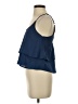 My Story 100% Polyester Blue Sleeveless Blouse Size S - photo 5