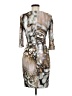 Kay Unger Print Gray Cocktail Dress Size 6 - photo 2